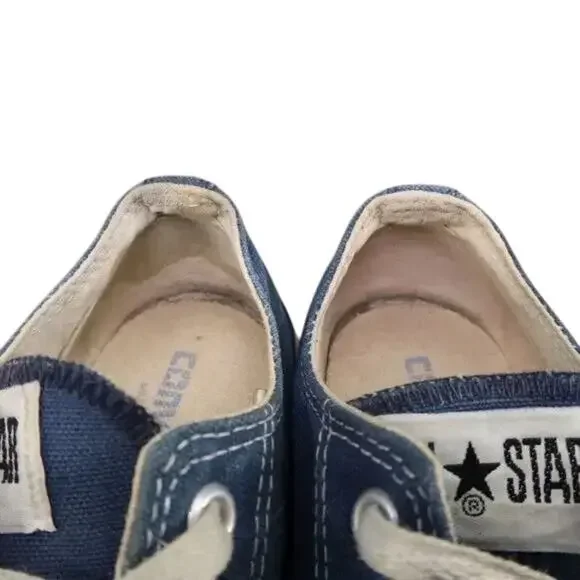Converse Shoes Made In USA Mens 5.5 Sneaker All Star Canvas Vintage Lace Up Blue - Picture 5 of 15
